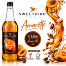 Sweetbird Amaretto Coffee Syrup 1 litre (Plastic)