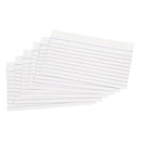 5 Star Record Cards Ruled Both Sides 5x3in 127x76mm White (Pack of 100) 50256X