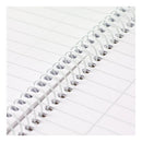 5 Star Spiral Notebook Ruled 60gsm 100 Page A4 Black/White (Pack of 10) 505331