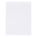 5 Star Memo Pad Headbound Ruled 160 Pages 60gsm 150x200mm White (Pack of 10) 505356