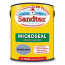 Sandtex Microseal Smooth Masonry Paint | Silver Blue | 5 Litre