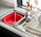Addis Rectangular Washing Up Bowl 9.5 Litre Casa Red
