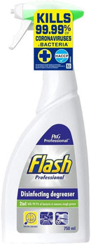Flash Professional Disinfecting Degreaser Spray 750ml