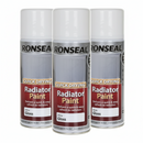 Ronseal Quick Drying Radiator Spray Paint White Gloss 400Ml