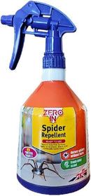 Zero In Spider Repellent  | Indoor Peppermint Oil Spray for Spiders | 500ml