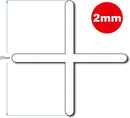 Tilerite Tile Spacers 2mm x 250 Pack
