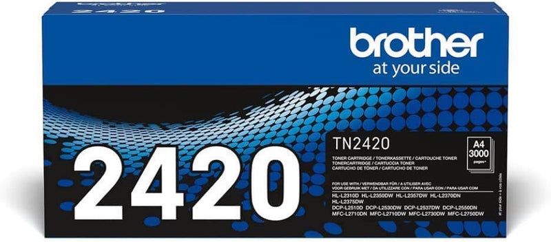 Brother TN-2420 (Yield: 3000 Pages) Black Toner Cartridge