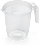 Addis Plastic 1 Litre Measuring & Mixing Jug With Handle, Clear