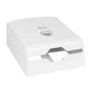 Blake & White Purely Smile Hand Towel Dispenser, White , Holds C-Fold, V-Fold & Z-Fold Hand Towels