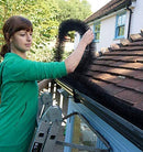 Hedgehog Brown Gutter Brush 4m x 100mm {Genuine Hedgehog Product}