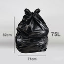 EcoBag 75L Super Strong Refuse Sacks, Heavy Duty Bin Bags | 1 x 40 Roll