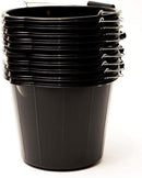 Janit-X Builders, Gardeners Buckets Black 14L Capacity
