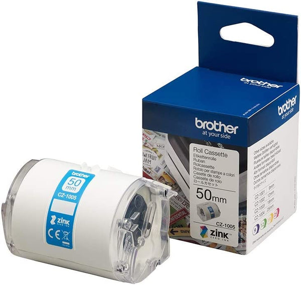 Brother Continuous Label Roll 50mm x 5m - CZ1005