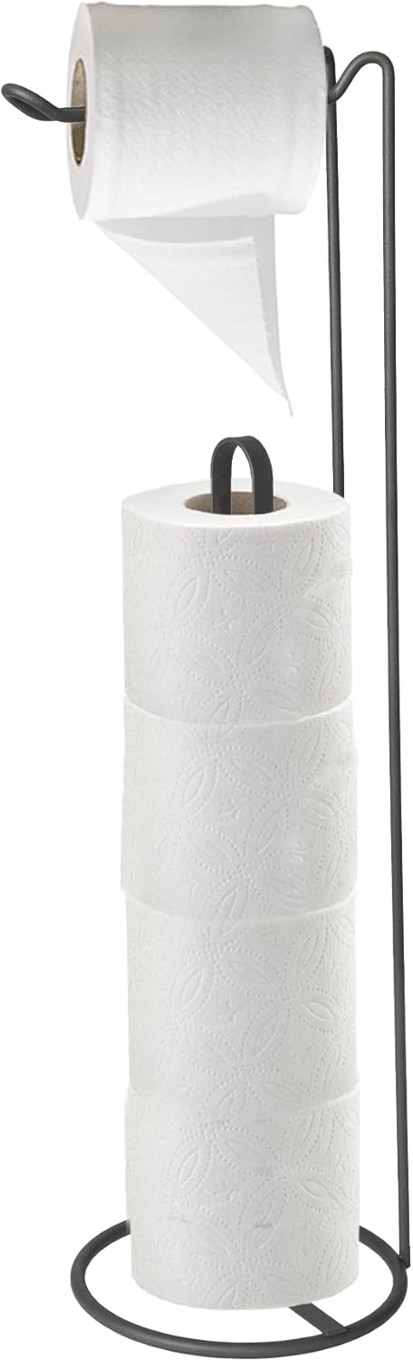 Blue Canyon Stainless Steel Toilet Roll Holder Grey