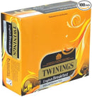 Twinings English Breakfast Decaf String & Tagged 100's