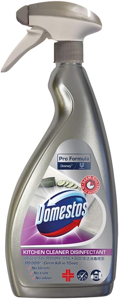 Domestos Pro Formula Kitchen Cleaner Disinfectant Spray 750ml