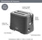 Quest 2 Slice Toaster in Grey