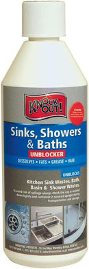 Barrettine Knockout Sink Shower & Bath Unblocker 500ml