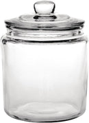 Large 4L Fixtures Glass Jar with Air Tight lid for Biscuits,Sweets,Coffee, etc..