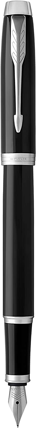Parker IM Fountain Pen Black Barrel Blue Ink Gift Box - 1931651