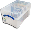 Really Useful Clear Plastic Storage Box 9 Litre XL