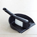 Addis Dustpan And Stiff Brush Set | Black | 22.5 x 31.5 x 11cm