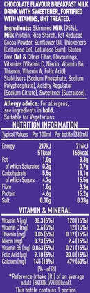 Fuel 10K Chocolate High Protein Breakfast Drink 8x330ml