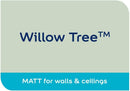 Dulux Matt Emulsion Paint For Walls And Ceilings - Willow Tree 2.5L