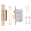ERA 202-32 Brass Viscount 5 Lever Mortice Sashlock 64mm
