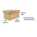Single Wall Corrugated Dispatch Cartons 482x305x305mm Brown (Pack of 25) SC-18