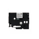 Brother P-Touch TZe Lam Tape Cassette 24mm x 8m Black on Clear Tape TZE151
