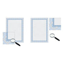 Decadry Border Certificate A4 Paper 115gsm Blue (Pack of 25) OSD4040