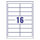 Avery Inkjet Address Labels QuickDRY 99.1x33.9mm 16 Per Sheet White (Pack of 1600) J8162-100