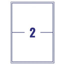 Avery Ultragrip Laser Labels 199.6x143.5mm Wht (Pack of 500) L7168-250