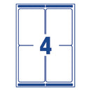 Avery Ultragrip Laser Labels 139x99.1mm White (Pack of 400) L7169-100