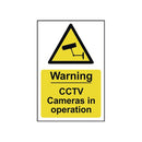 Spectrum Industrial Warning CCTV Cameras In Op S/A PVC Sign 200x300mm 1311