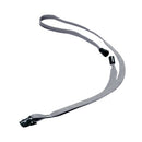 Durable Soft Lanyard with Clip and Safety Release Grey (Pack of 10) 8119/10