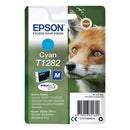 Epson T1282 Fox DURABrite Ultra Ink Cartridge Cyan C13T12824012