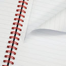 Black n' Red Wirebound Polypropylene Notebook 140 Pages A4 (Pack of 5) 100080166