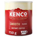 Kenco Smooth Instant Coffee Tin 750g {415 Cups}