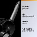 Daewoo 6L Ash Vacuum Cleaner, Suitable for Log Burners, BBQ's and Open Fires