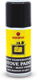 Hotspot Stove Paint Matt Black 150ml Aerosol