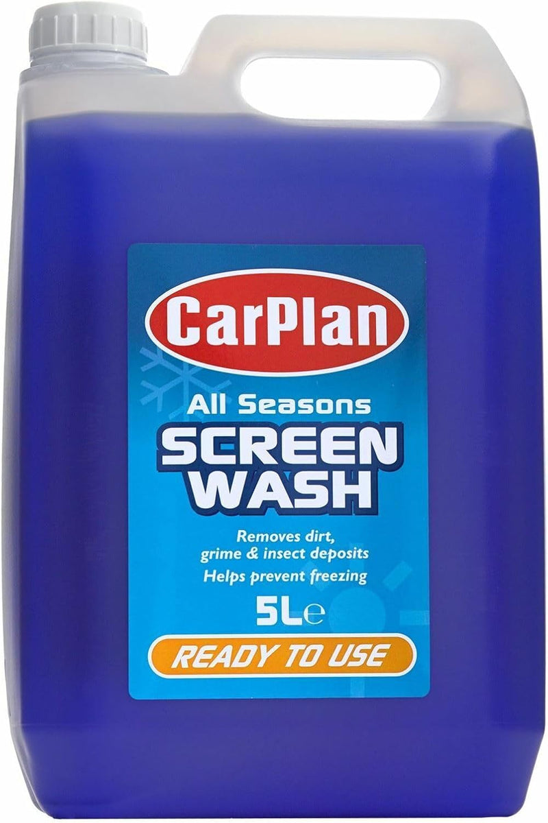 Carplan Four Seasons Ready to Use Screen Wash 5 Litre