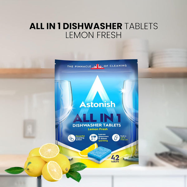 Astonish All In 1 Dishwasher Tablets Lemon (42)