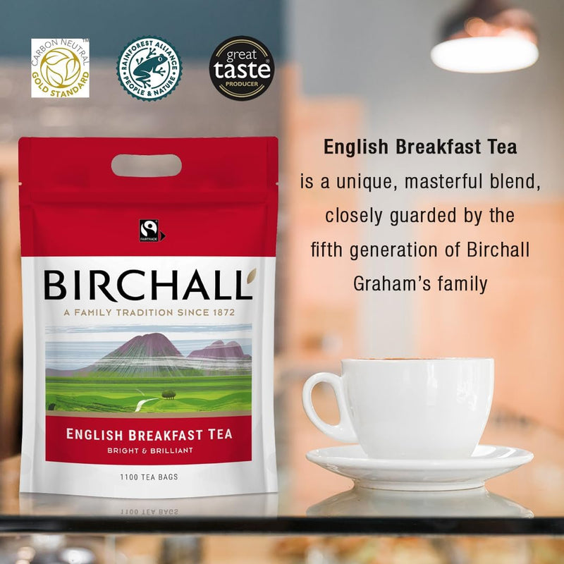 Birchall Premium Fairtrade English Breakfast Tea 1100's