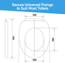 Blue Canyon Contract Thermoplastic Toilet Seatsoft Close Toilet Seat White