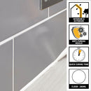 Everbuild General Purpose Silicone Sealant | Waterproof | White | 80ml