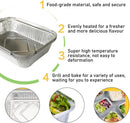 Caroline Foil Trays & Lids 16oz | 103 x 129 x 41mm | 1 x 10pk