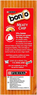 Bonio Dog Treats Meaty Chip Biscuits 375g