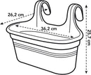 Elho Easy Hanger Large Twin Pot LIVING BLACK